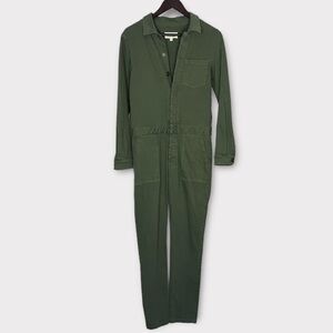 Nili Lotan Nili Lotan Green Army Jumpsuit‎ Coverall Sz 6 NEW